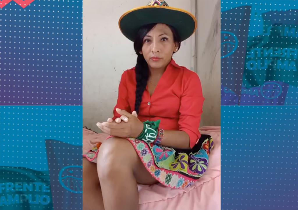 Gahela Cari, saluda la conformación del 1er Congreso del Frente Amplio